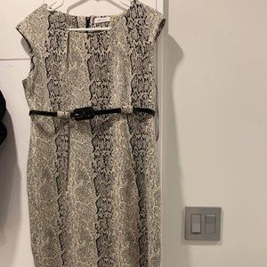 Snake Print Dress